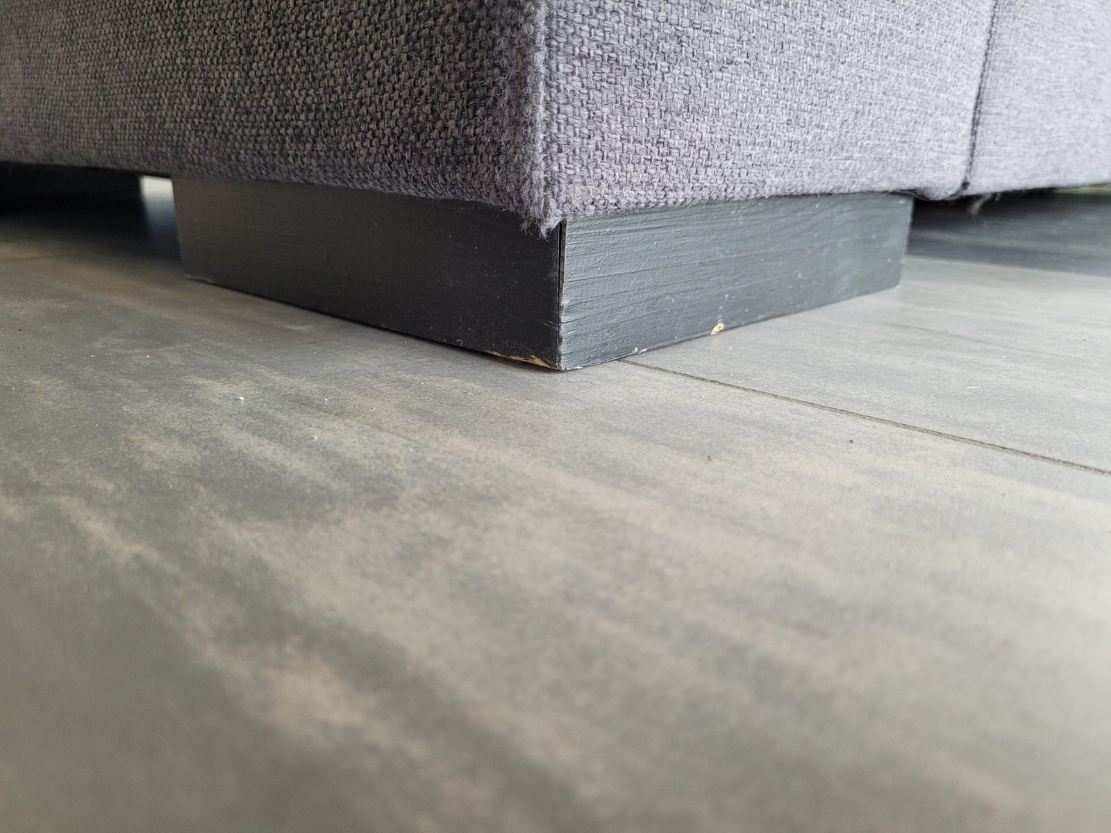 GEREINIGD donkergrijze hoekbank 275x165 | LEVERING - Afbeelding 3
