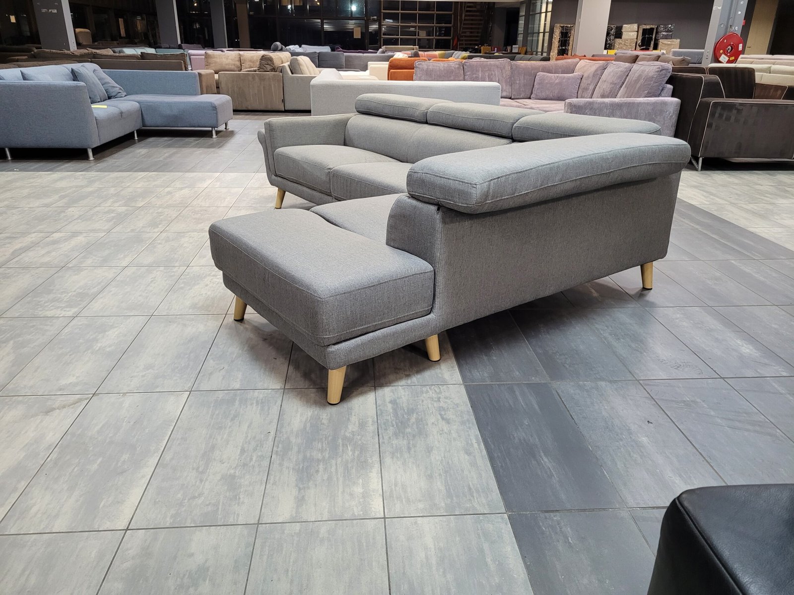 GEREINIGD grijze hoekbank 270x200 | GRATIS LEVERING - Afbeelding 6