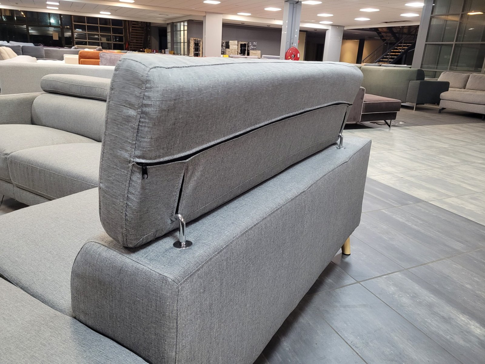 GEREINIGD grijze hoekbank 270x200 | GRATIS LEVERING - Afbeelding 7