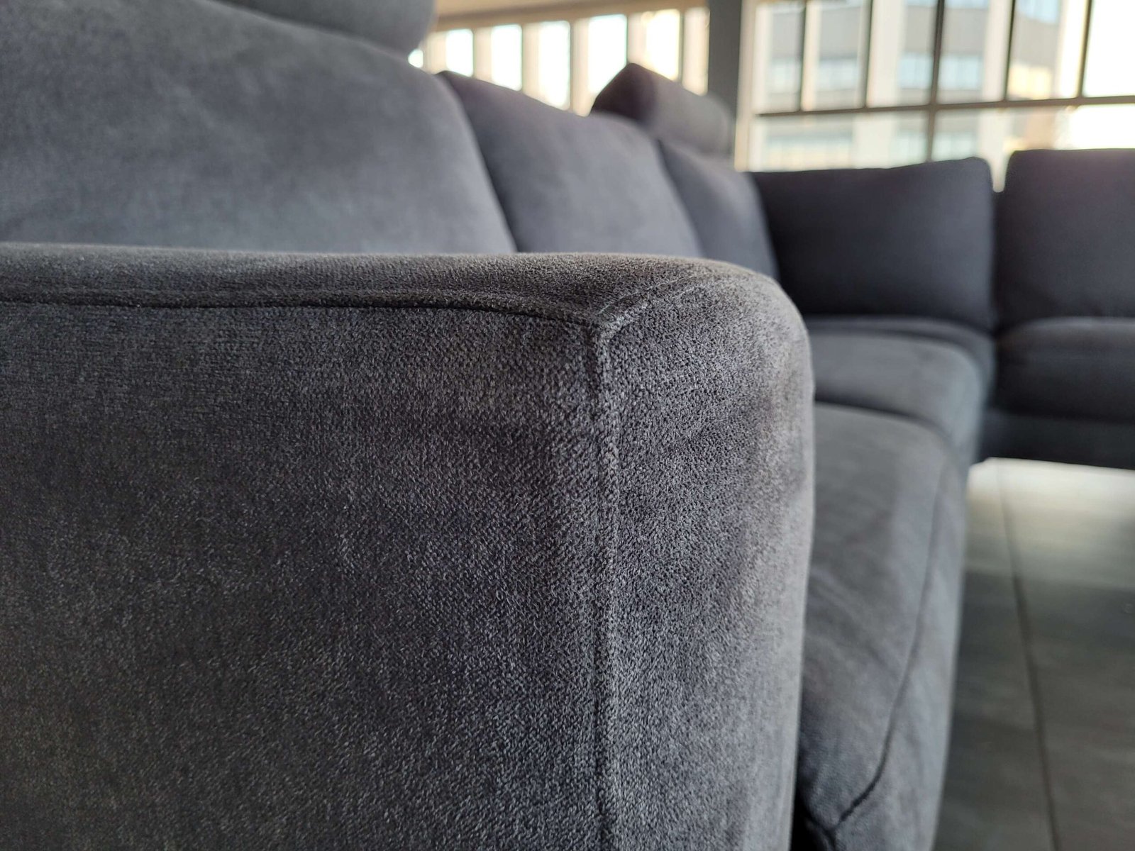GEREINIGD antraciet hoekbank 275x215 | GRATIS LEVERING - Afbeelding 2