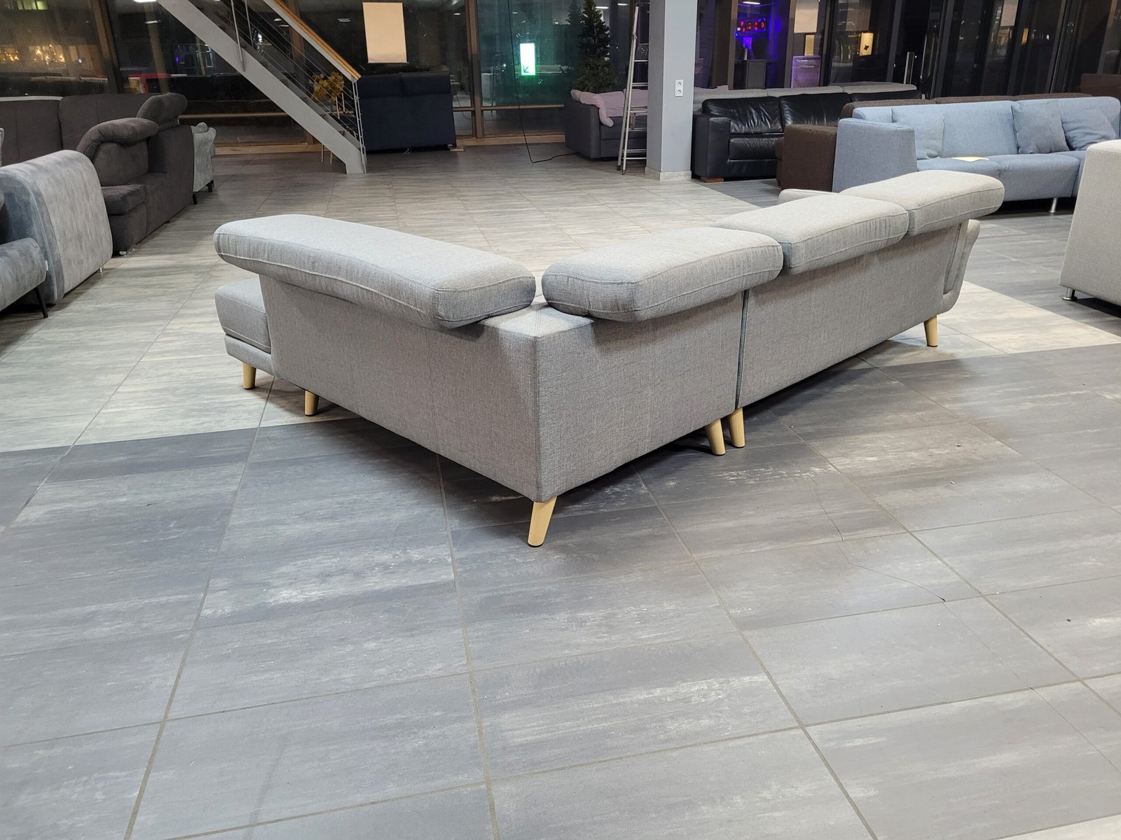 GEREINIGD grijze hoekbank 270x200 | GRATIS LEVERING - Afbeelding 5