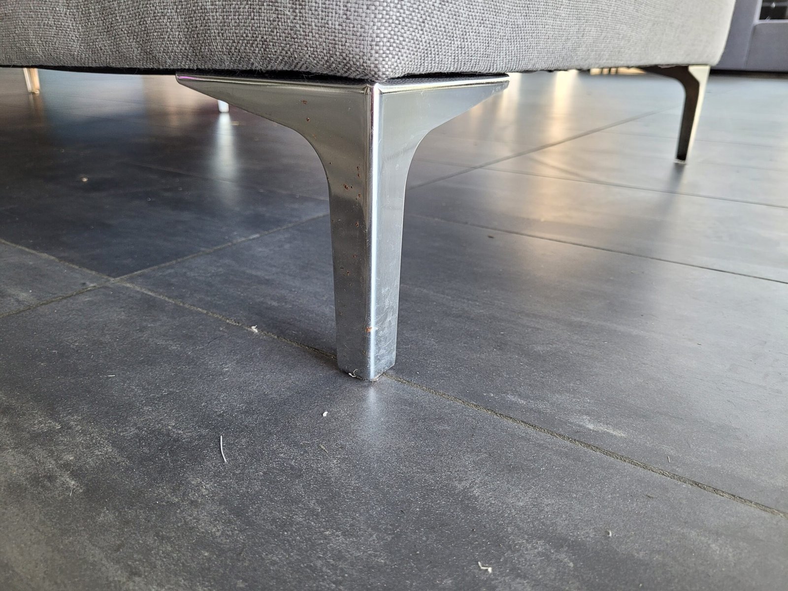 VERKOCHT lichtgrijze hoekbank 275x210 | GRATIS LEVERING - Afbeelding 3