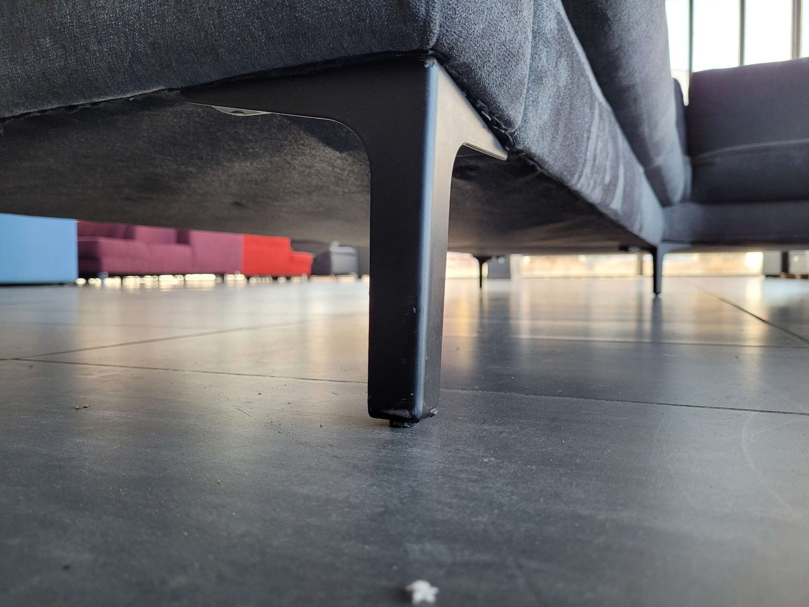 GEREINIGD antraciet hoekbank 275x215 | GRATIS LEVERING - Afbeelding 3