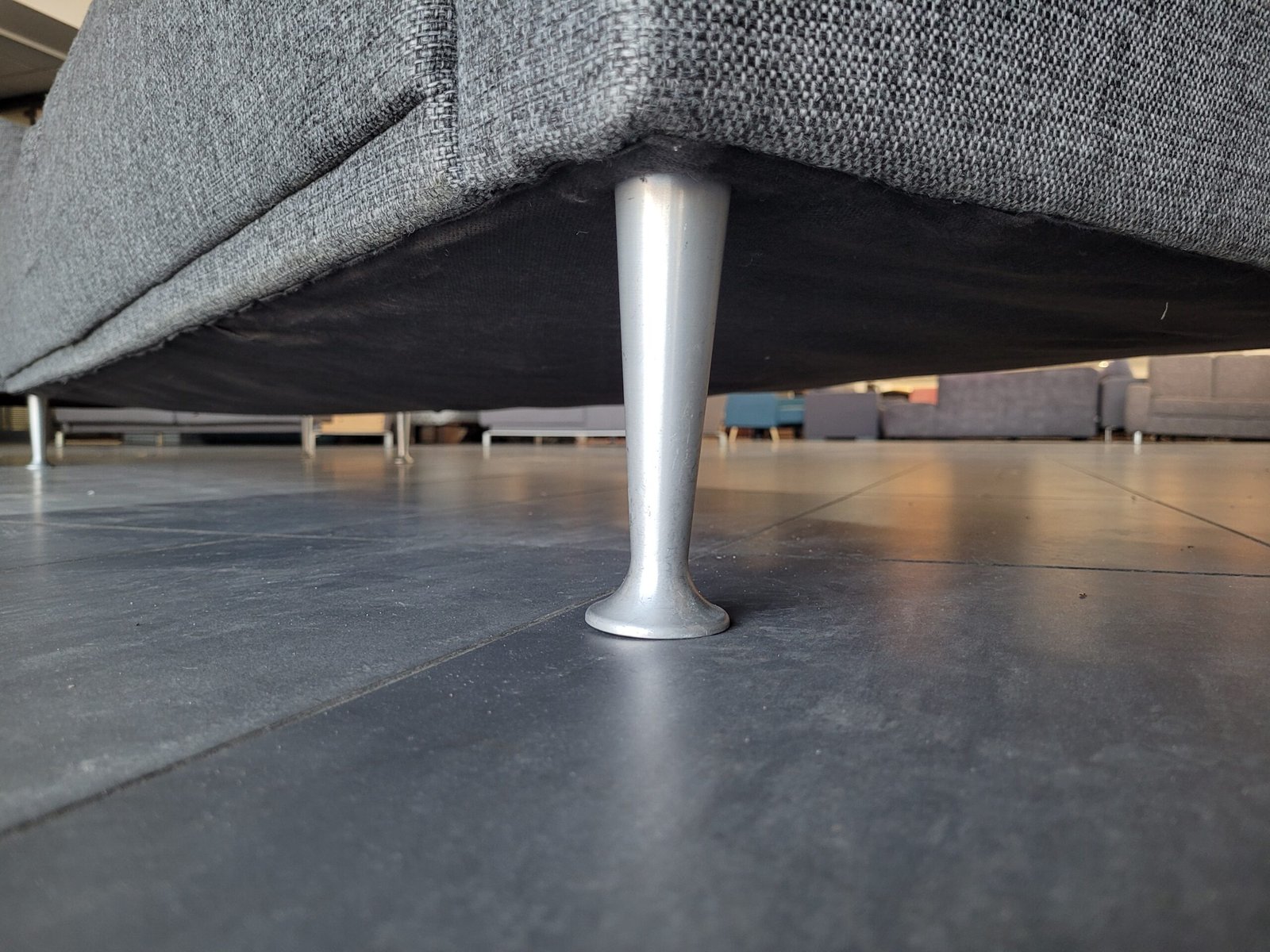 GEREINIGD grijze hoekbank 285x220 GRATIS BEZORGEN - Afbeelding 3