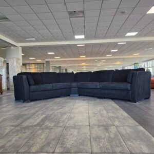 ❤️ VERKOCHT Prestige suede hoekbank 295x250 | Bezorgoptie