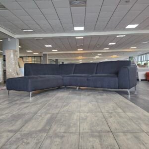 ✅️️️️️ GEREINIGD donkergrijze hoekbank 280x220 | Bezorgoptie