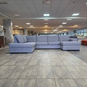 ✅️️️️️ GEREINIGD grijsblauw U-bank 215x335x160 | Bezorgoptie