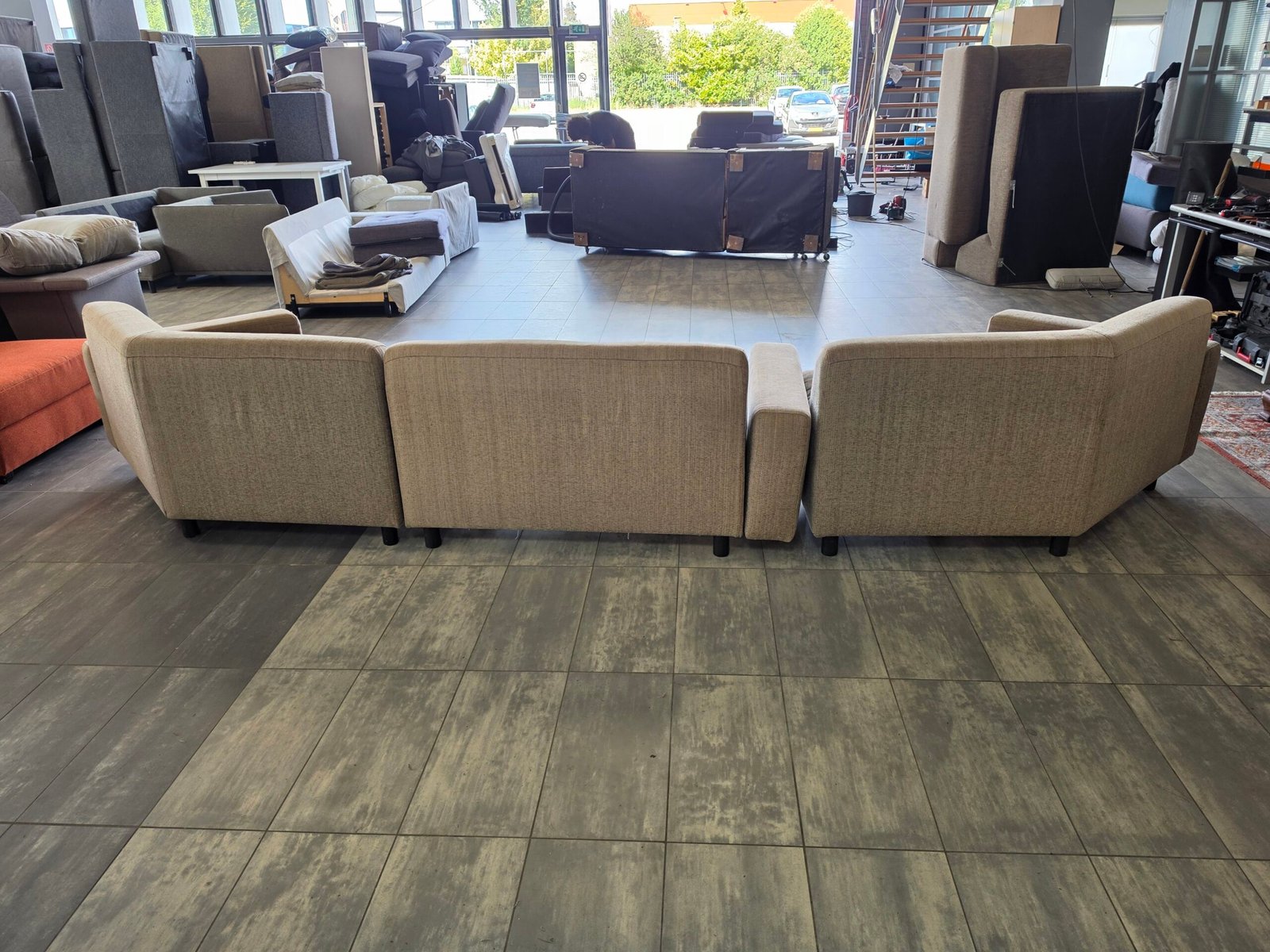 ✅️️️️️ GEREINIGD modulaire Gelderland U-bank 140x470x140 - Afbeelding 6