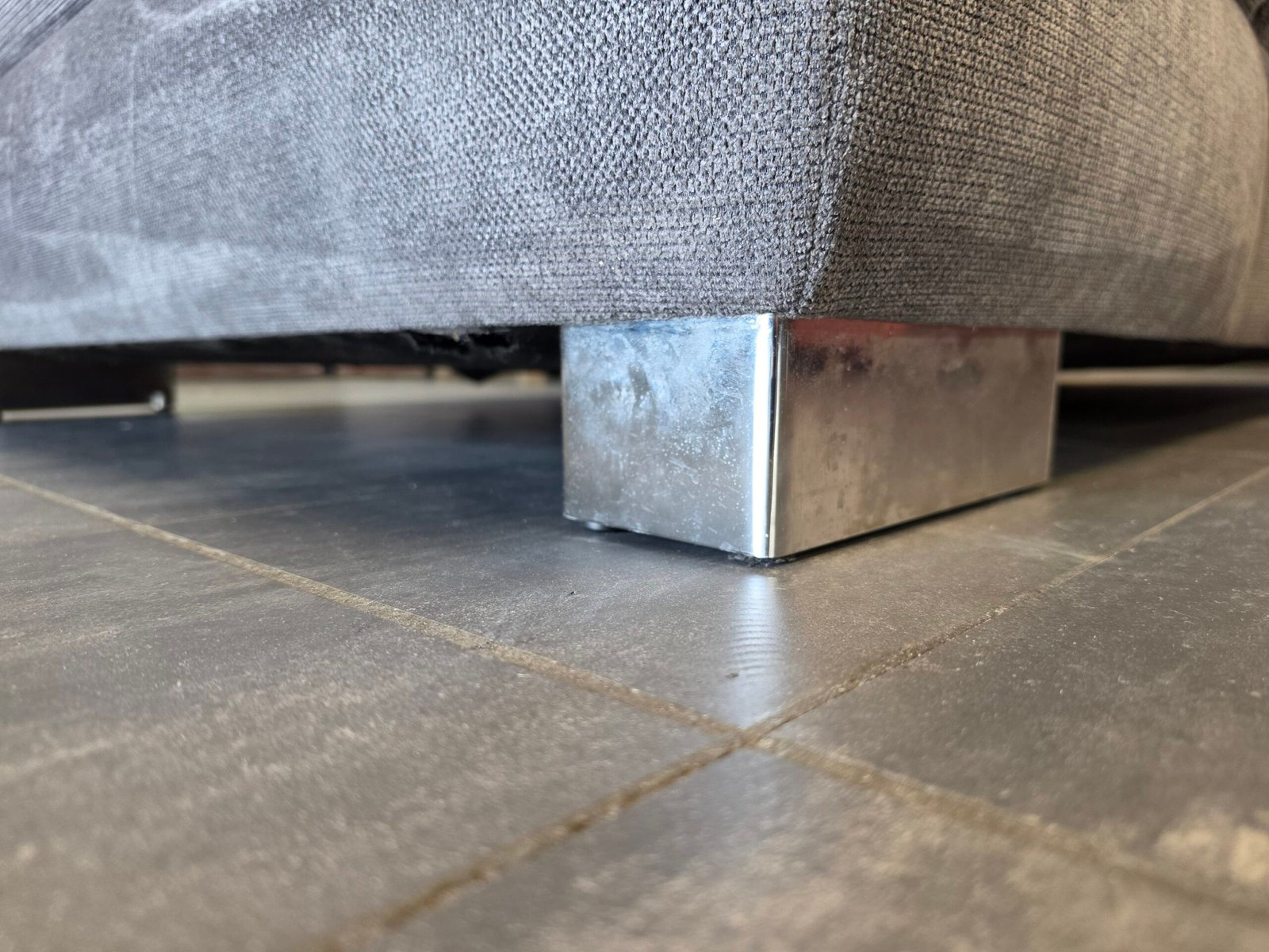 ✅️️️️ GEREINIGD grijze Vito U-bank 205x415x275 | Bezorgen - Afbeelding 3
