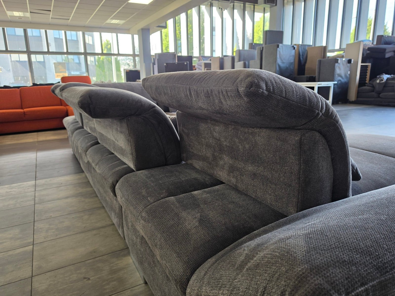 ✅️️️️ GEREINIGD grijze Vito U-bank 205x415x275 | Bezorgen - Afbeelding 12