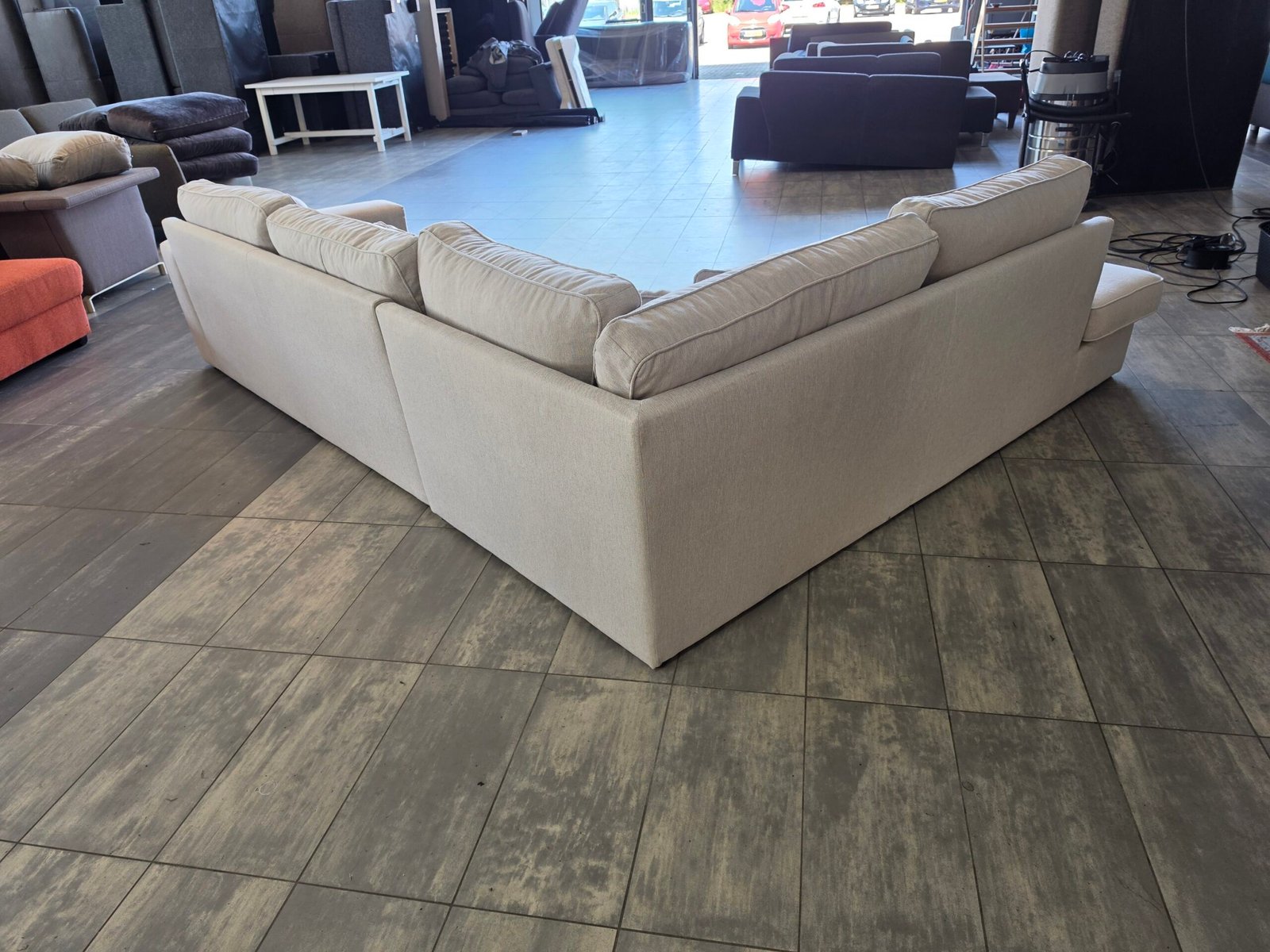 ❤️ VERKOCHT lichtgrijze hoekbank 310x250 | BEZORGEN - Afbeelding 7