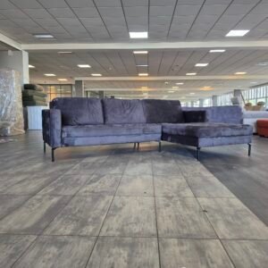 ✅️️️️️️️️ GEREINIGD velvet hoekbank 265x175 | BEZORGEN