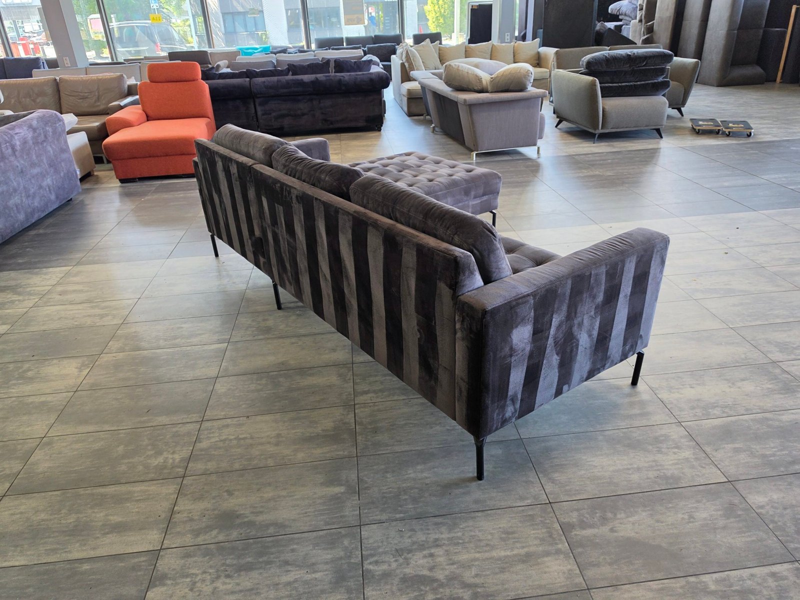 ✅️️️️️️️️ GEREINIGD velvet hoekbank 265x175 | BEZORGEN - Afbeelding 6
