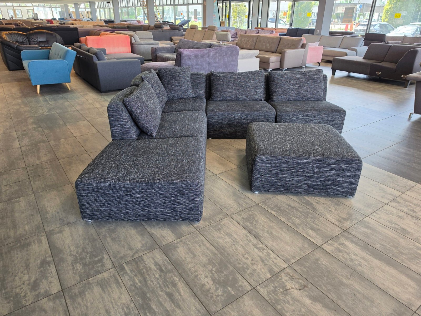 ✅️️️️️️️️️️️ GEREINIGD modulaire hoekbank 270x265 | BEZORGEN - Afbeelding 8