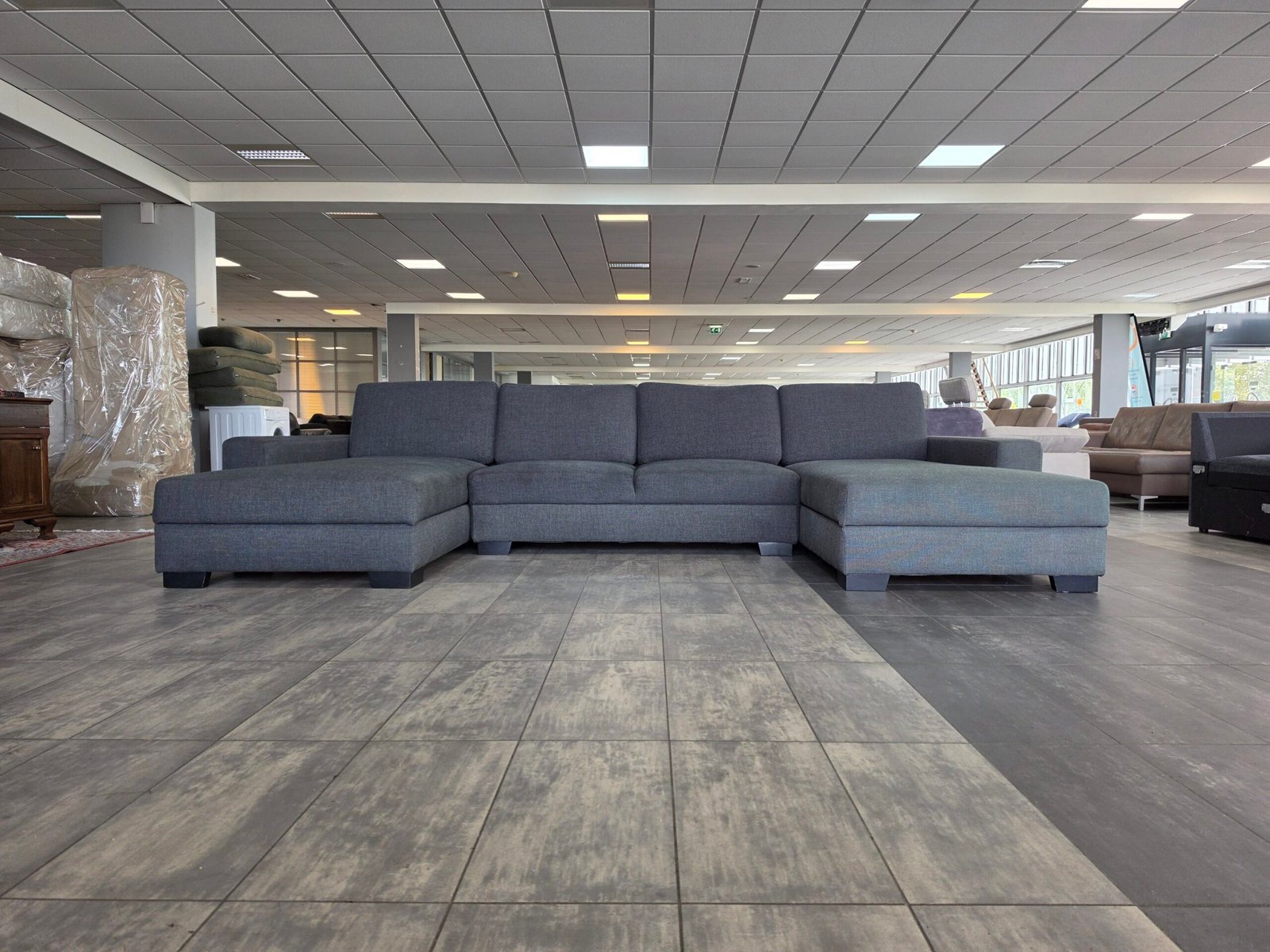 ✅️️️️️️️️️️️️ GEREINIGD grote U-bank 195x370x195 | BEZORGEN