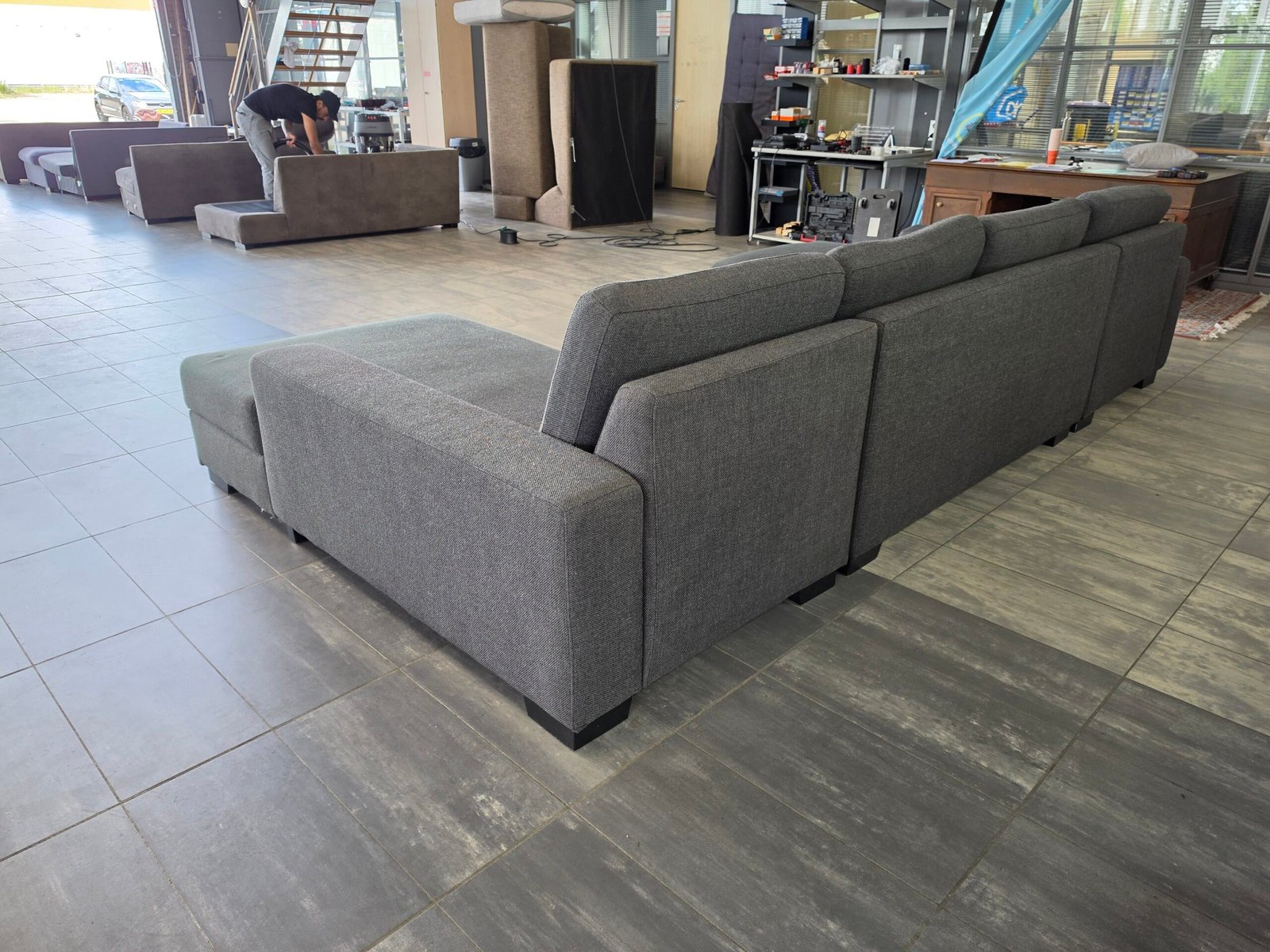 ✅️️️️️️️️️️️️ GEREINIGD grote U-bank 195x370x195 | BEZORGEN - Afbeelding 5