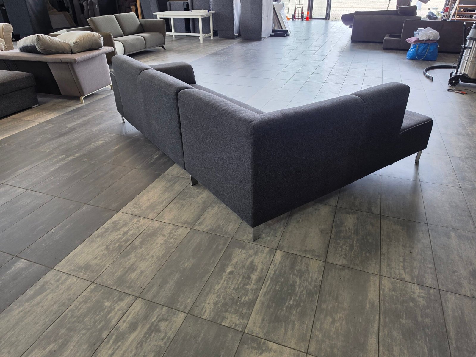 ✅️️️️️️️️️️️ GEREINIGD antraciet hoekbank 275x200 | BEZORGEN - Afbeelding 7