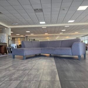 ✅️️️️️️ GEREINIGD bruingrijze hoekbank 275x200 | BEZORGEN